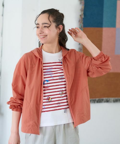 CARA O CRUZ / キャラ・オ・クルス その他アウター | 【撥水】 洗えるジップアップブルゾン【産地ナブル】 | 詳細3