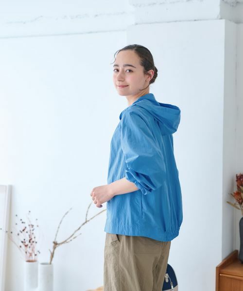 CARA O CRUZ / キャラ・オ・クルス その他アウター | 【撥水】 洗えるジップアップブルゾン【産地ナブル】 | 詳細8