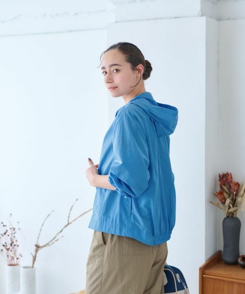 CARA O CRUZ / キャラ・オ・クルス その他アウター | 【撥水】 洗えるジップアップブルゾン【産地ナブル】 | 詳細9