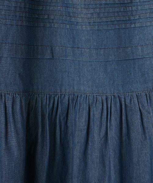 CARA O CRUZ / キャラ・オ・クルス ミニ・ひざ丈スカート | 洗える ティアードデニムスカート | 詳細14