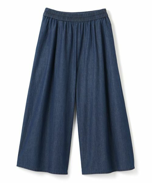 CARA O CRUZ / キャラ・オ・クルス その他パンツ | 洗える デニムワイドパンツ | 詳細15