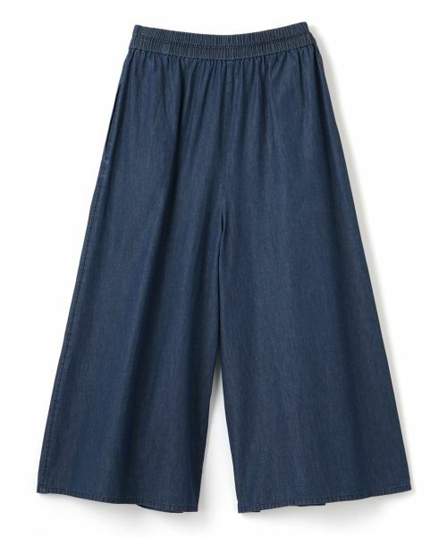 CARA O CRUZ / キャラ・オ・クルス その他パンツ | 洗える デニムワイドパンツ | 詳細16