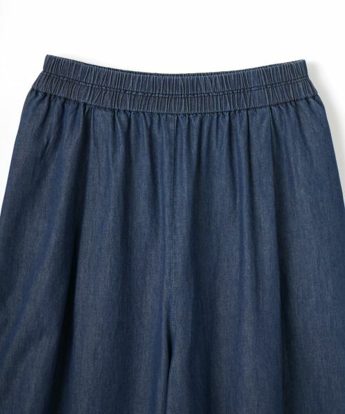 CARA O CRUZ / キャラ・オ・クルス その他パンツ | 洗える デニムワイドパンツ | 詳細17