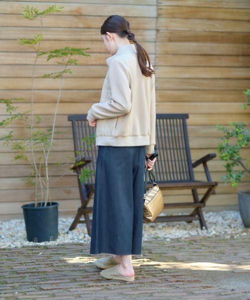 CARA O CRUZ / キャラ・オ・クルス その他パンツ | 洗える デニムワイドパンツ | 詳細7