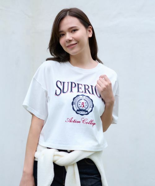 CARA O CRUZ / キャラ・オ・クルス Tシャツ | 洗える ロゴエンブレムＴシャツ | 詳細2