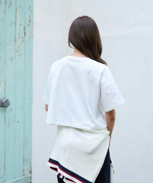 CARA O CRUZ / キャラ・オ・クルス Tシャツ | 洗える ロゴエンブレムＴシャツ | 詳細5