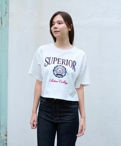 CARA O CRUZ / キャラ・オ・クルス Tシャツ | 洗える ロゴエンブレムＴシャツ | 詳細6