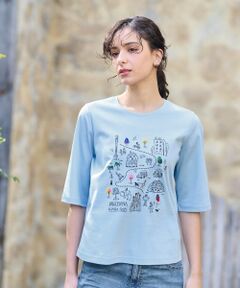 CARA O CRUZ / キャラ・オ・クルス Tシャツ | プリント刺繍Tシャツ【35th】