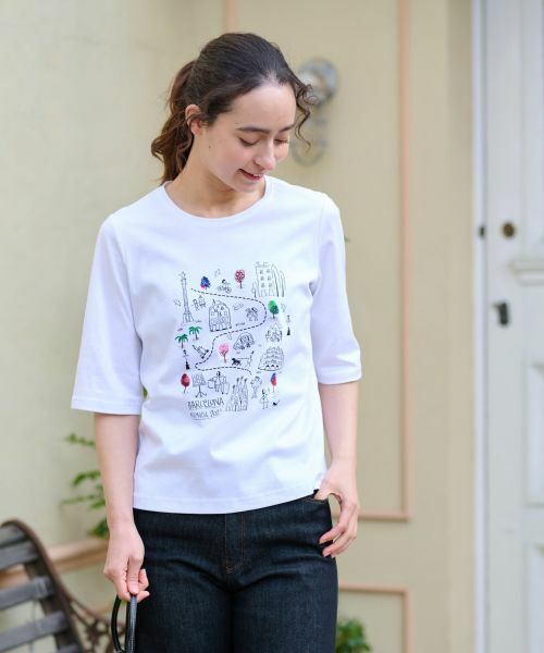 CARA O CRUZ / キャラ・オ・クルス Tシャツ | プリント刺繍Tシャツ【35th】 | 詳細1