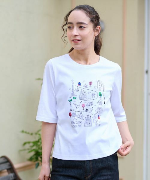 CARA O CRUZ / キャラ・オ・クルス Tシャツ | プリント刺繍Tシャツ【35th】 | 詳細3