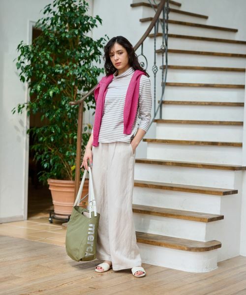 CARA O CRUZ / キャラ・オ・クルス ニット・セーター | 洗える シャリ感のあるカラーニット【ホールガーメント】 | 詳細15