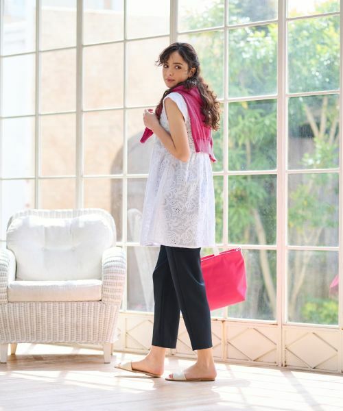 CARA O CRUZ / キャラ・オ・クルス ニット・セーター | 洗える シャリ感のあるカラーニット【ホールガーメント】 | 詳細17