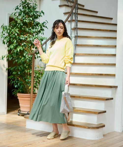 CARA O CRUZ / キャラ・オ・クルス ニット・セーター | 洗える シャリ感のあるカラーニット【ホールガーメント】 | 詳細18