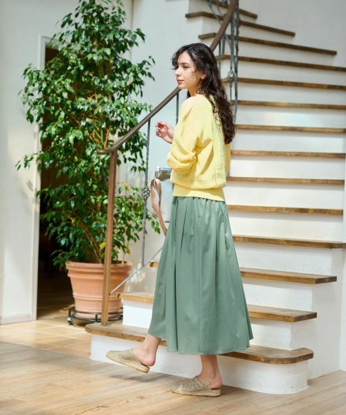 CARA O CRUZ / キャラ・オ・クルス ニット・セーター | 洗える シャリ感のあるカラーニット【ホールガーメント】 | 詳細21