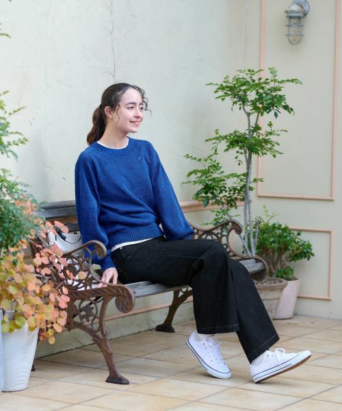 CARA O CRUZ / キャラ・オ・クルス ニット・セーター | 洗える シャリ感のあるカラーニット【ホールガーメント】 | 詳細24