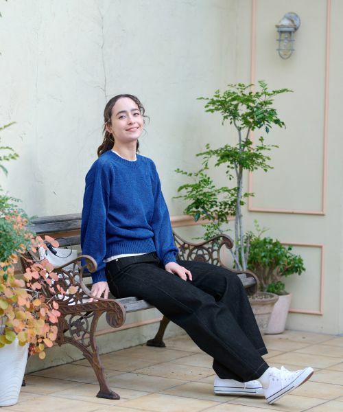 CARA O CRUZ / キャラ・オ・クルス ニット・セーター | 洗える シャリ感のあるカラーニット【ホールガーメント】 | 詳細25