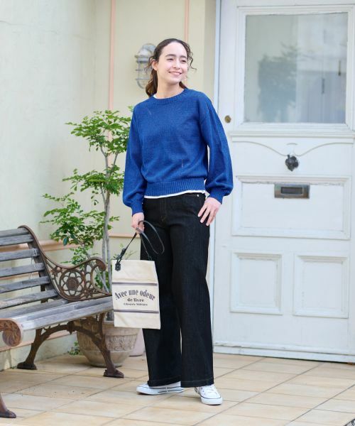 CARA O CRUZ / キャラ・オ・クルス ニット・セーター | 洗える シャリ感のあるカラーニット【ホールガーメント】 | 詳細27