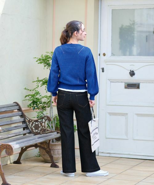 CARA O CRUZ / キャラ・オ・クルス ニット・セーター | 洗える シャリ感のあるカラーニット【ホールガーメント】 | 詳細30