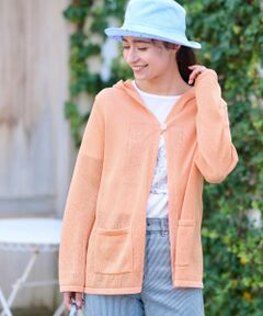 CARA O CRUZ / キャラ・オ・クルス カーディガン・ボレロ | 洗える シャリ感のあるカラーカーディガン【ホールガーメント】