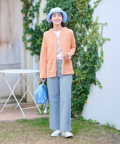 CARA O CRUZ / キャラ・オ・クルス カーディガン・ボレロ | 洗える シャリ感のあるカラーカーディガン【ホールガーメント】 | 詳細15