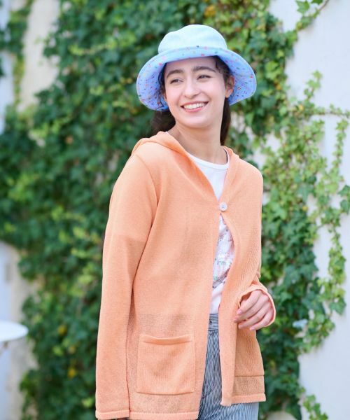 CARA O CRUZ / キャラ・オ・クルス カーディガン・ボレロ | 洗える シャリ感のあるカラーカーディガン【ホールガーメント】 | 詳細2