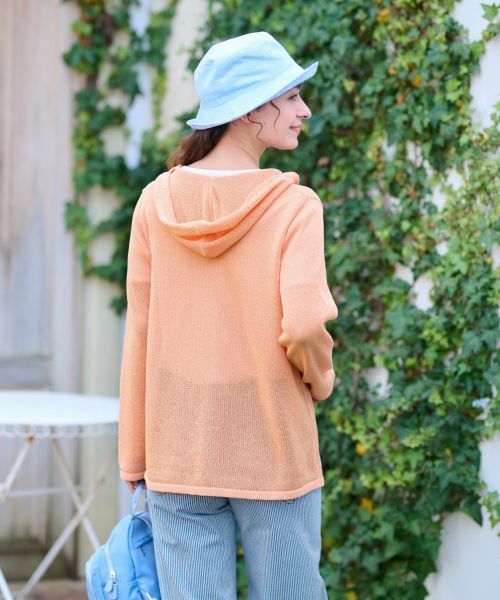 CARA O CRUZ / キャラ・オ・クルス カーディガン・ボレロ | 洗える シャリ感のあるカラーカーディガン【ホールガーメント】 | 詳細5