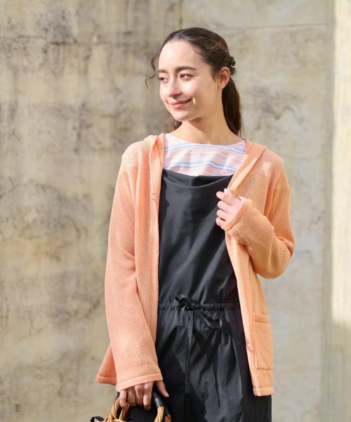 CARA O CRUZ / キャラ・オ・クルス カーディガン・ボレロ | 洗える シャリ感のあるカラーカーディガン【ホールガーメント】 | 詳細6