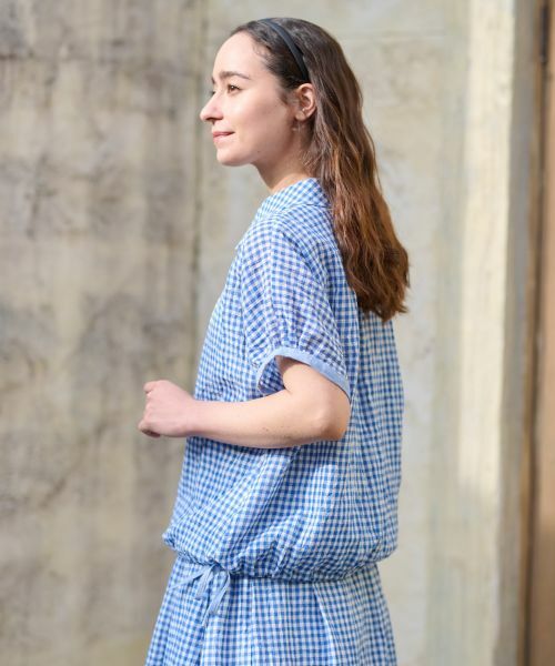 CARA O CRUZ / キャラ・オ・クルス シャツ・ブラウス | 洗える ギンガムチェックブラウス【セットアップ】 | 詳細14