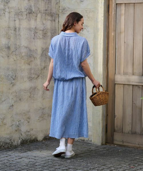 CARA O CRUZ / キャラ・オ・クルス シャツ・ブラウス | 洗える ギンガムチェックブラウス【セットアップ】 | 詳細22