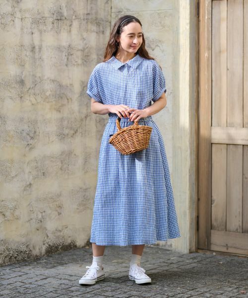 CARA O CRUZ / キャラ・オ・クルス シャツ・ブラウス | 洗える ギンガムチェックブラウス【セットアップ】 | 詳細24