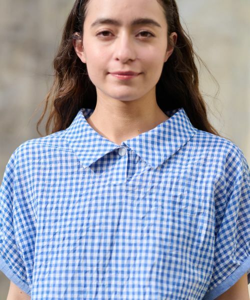 CARA O CRUZ / キャラ・オ・クルス シャツ・ブラウス | 洗える ギンガムチェックブラウス【セットアップ】 | 詳細26