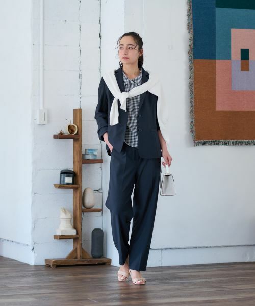 CARA O CRUZ / キャラ・オ・クルス シャツ・ブラウス | 洗える ギンガムチェックブラウス【セットアップ】 | 詳細7