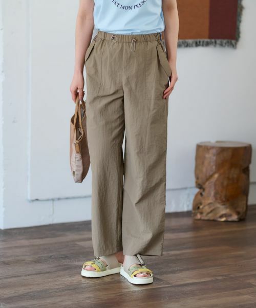 CARA O CRUZ / キャラ・オ・クルス その他パンツ | イージーワイドパンツ | 詳細1