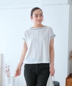 CARA O CRUZ / キャラ・オ・クルス Tシャツ | 配色ライン入りTシャツ