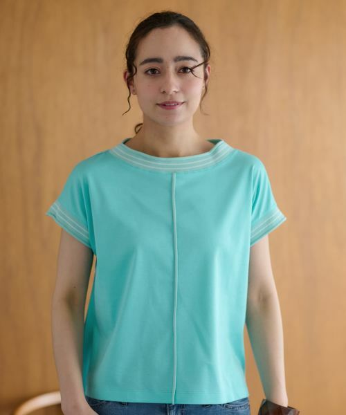 CARA O CRUZ / キャラ・オ・クルス Tシャツ | 配色ライン入りTシャツ | 詳細1