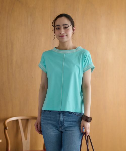 CARA O CRUZ / キャラ・オ・クルス Tシャツ | 配色ライン入りTシャツ | 詳細2