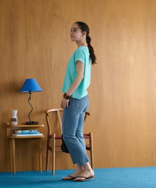 CARA O CRUZ / キャラ・オ・クルス Tシャツ | 配色ライン入りTシャツ | 詳細20