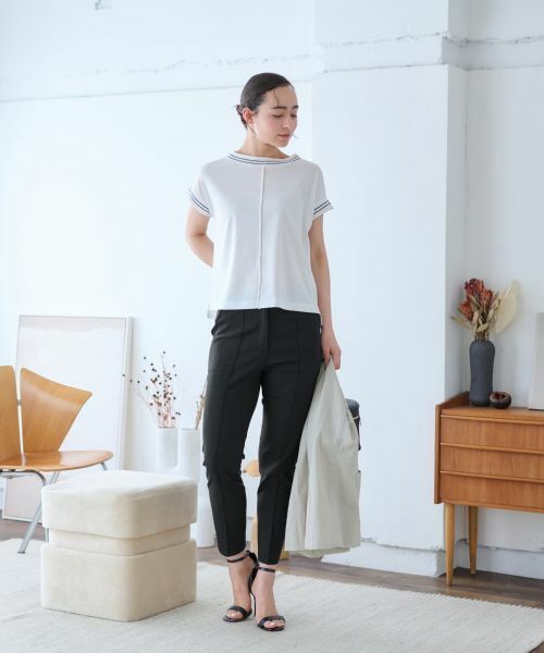 CARA O CRUZ / キャラ・オ・クルス Tシャツ | 配色ライン入りTシャツ | 詳細26