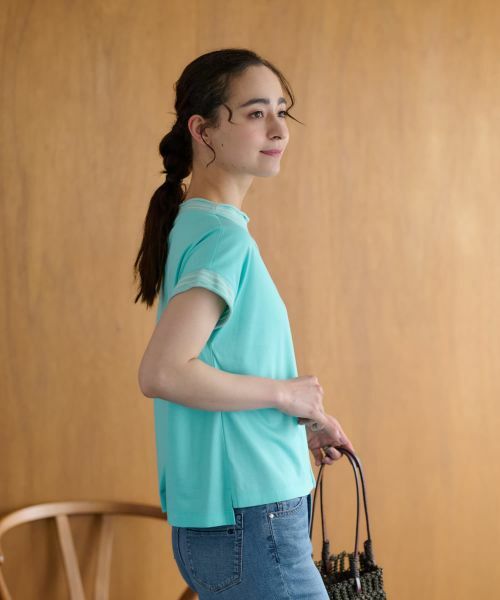 CARA O CRUZ / キャラ・オ・クルス Tシャツ | 配色ライン入りTシャツ | 詳細5