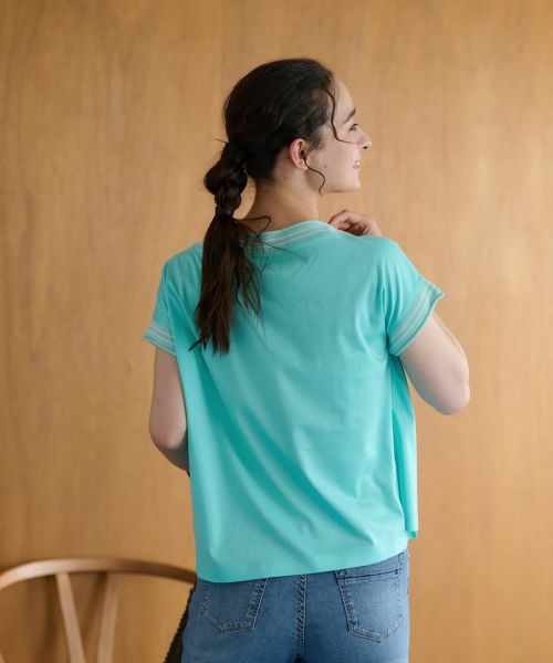 CARA O CRUZ / キャラ・オ・クルス Tシャツ | 配色ライン入りTシャツ | 詳細7