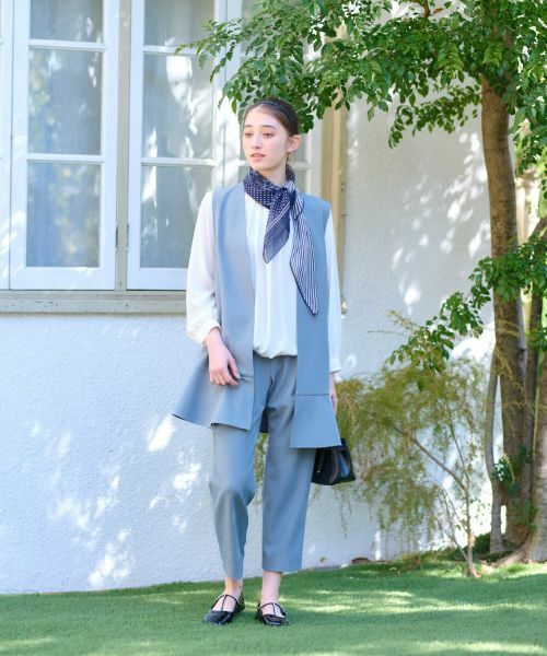 CARA O CRUZ / キャラ・オ・クルス シャツ・ブラウス | 洗える ハイネックタックブラウス【セレモニー】 | 詳細16