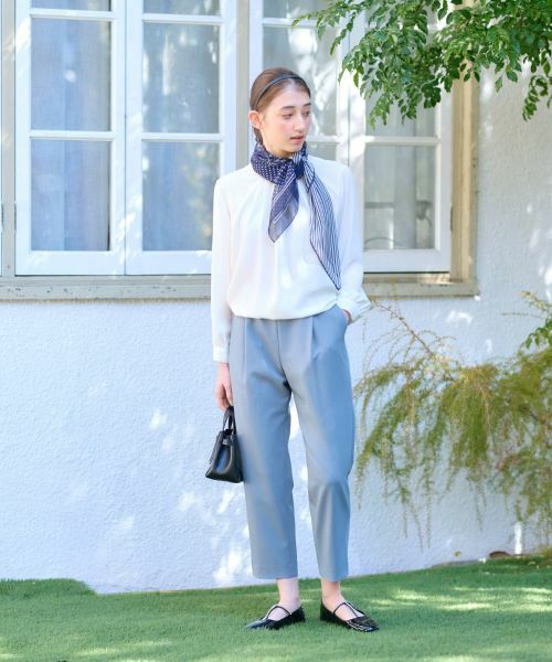 CARA O CRUZ / キャラ・オ・クルス シャツ・ブラウス | 洗える ハイネックタックブラウス【セレモニー】 | 詳細17