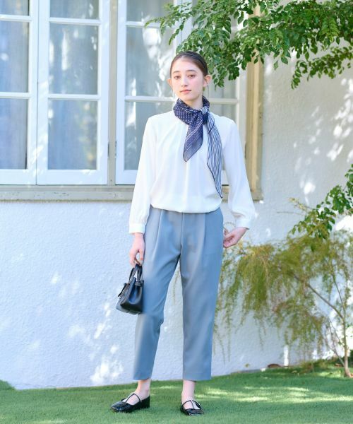 CARA O CRUZ / キャラ・オ・クルス シャツ・ブラウス | 洗える ハイネックタックブラウス【セレモニー】 | 詳細18