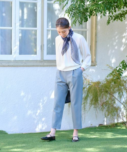 CARA O CRUZ / キャラ・オ・クルス シャツ・ブラウス | 洗える ハイネックタックブラウス【セレモニー】 | 詳細19