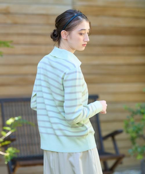 CARA O CRUZ / キャラ・オ・クルス ニット・セーター | 洗える マリンなボーダーニット | 詳細14
