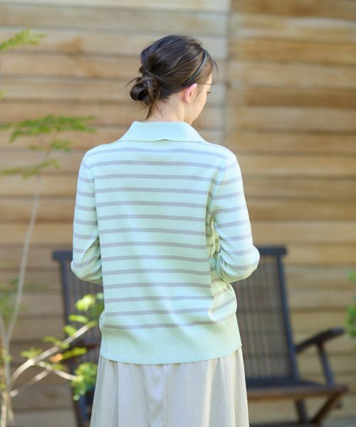 CARA O CRUZ / キャラ・オ・クルス ニット・セーター | 洗える マリンなボーダーニット | 詳細15