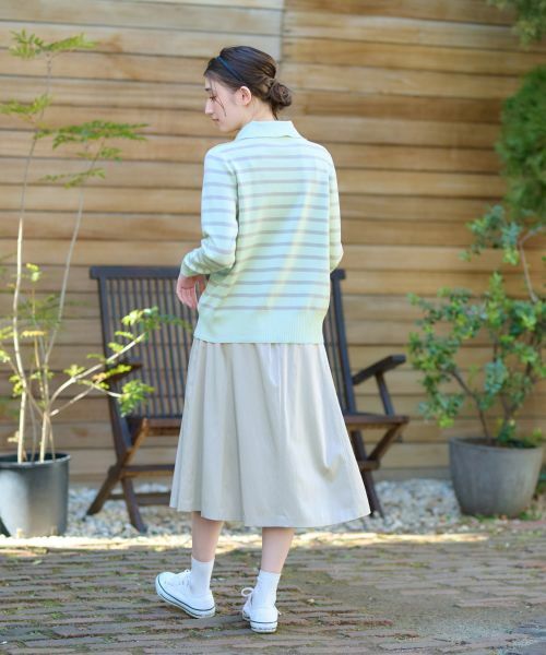 CARA O CRUZ / キャラ・オ・クルス ニット・セーター | 洗える マリンなボーダーニット | 詳細27
