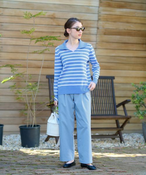 CARA O CRUZ / キャラ・オ・クルス ニット・セーター | 洗える マリンなボーダーニット | 詳細29