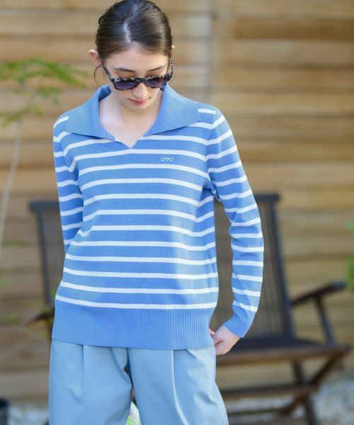 CARA O CRUZ / キャラ・オ・クルス ニット・セーター | 洗える マリンなボーダーニット | 詳細9