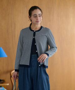 CARA O CRUZ / キャラ・オ・クルス カーディガン・ボレロ | ボーダーカーディガン【CoC by CARA O CRUZ】